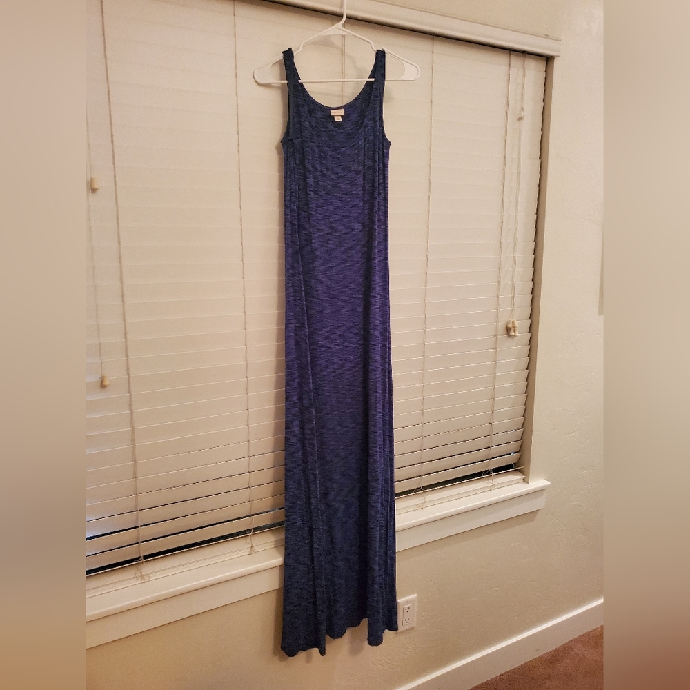 Black/blue Maxi dress